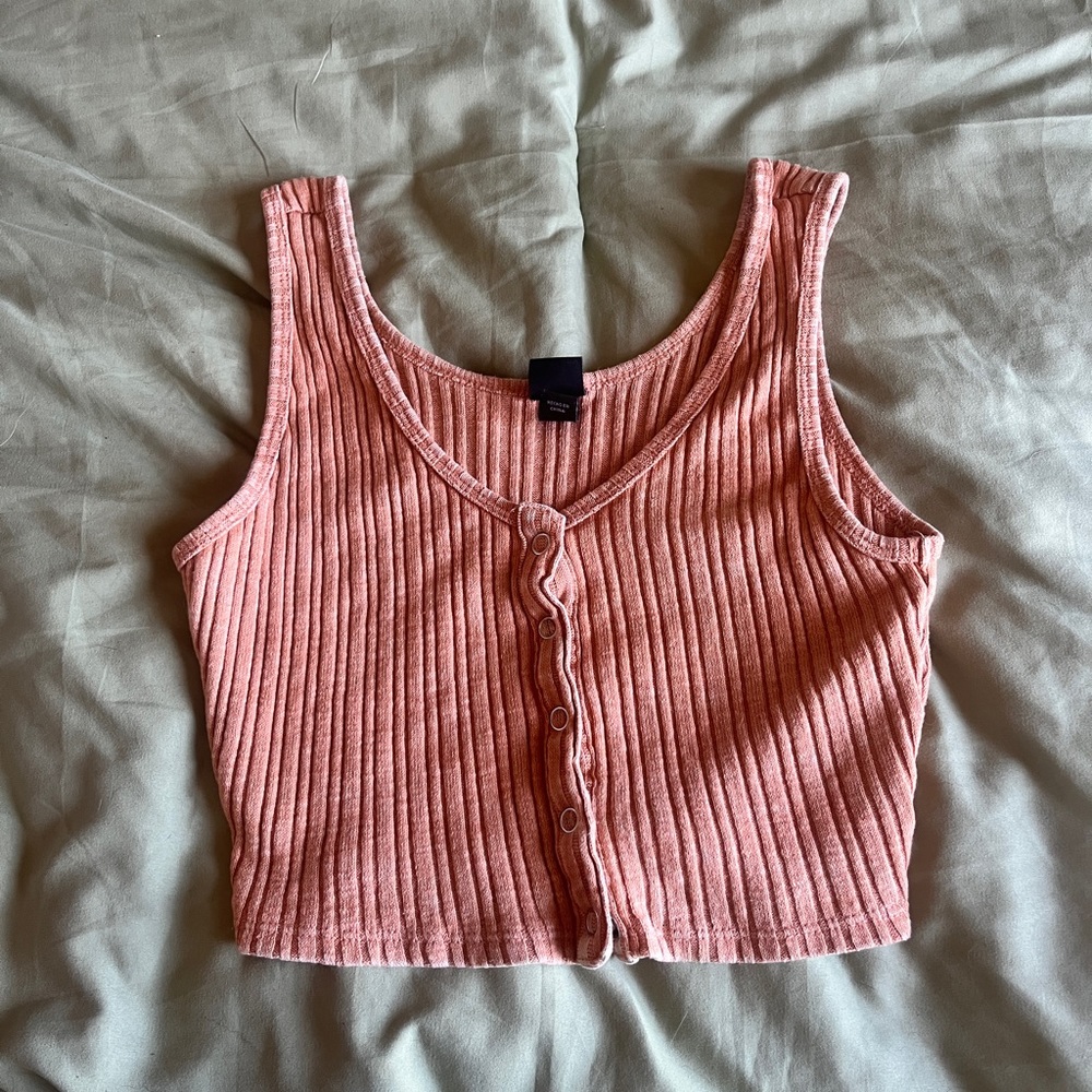 Orange cropped top